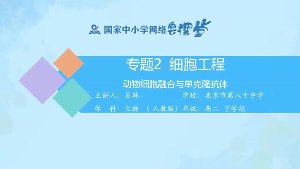 专题2动物细胞融合与单克隆抗体 
