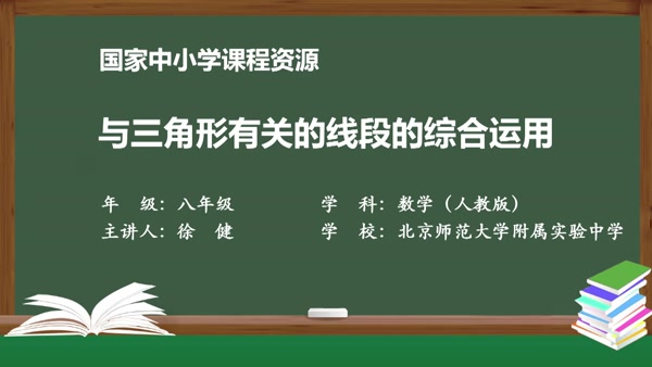 与三角形有关的线段的综合运用