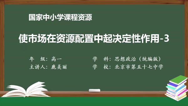 使市场在资源配置中起决定性作用-3