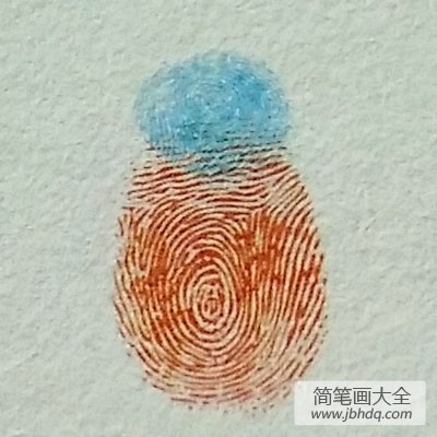 蜜蜂指印画教程