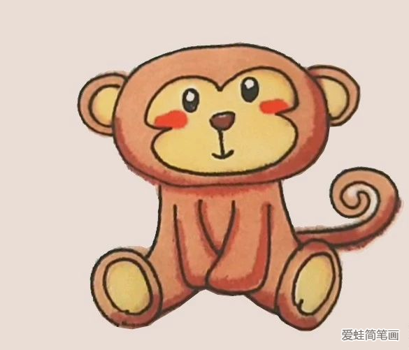 简笔画之猴子