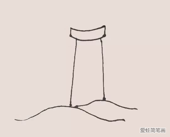 灯塔简笔画