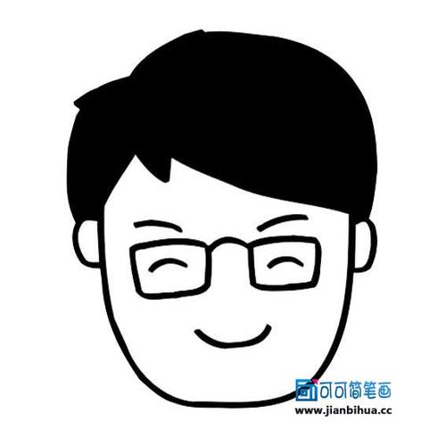 人物头像爸爸简笔画 人物头像爸爸简笔画