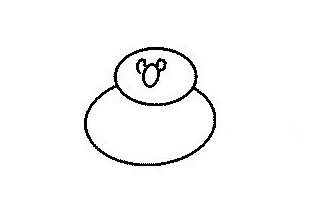 幼儿园动物简笔画教案《蝙蝠》