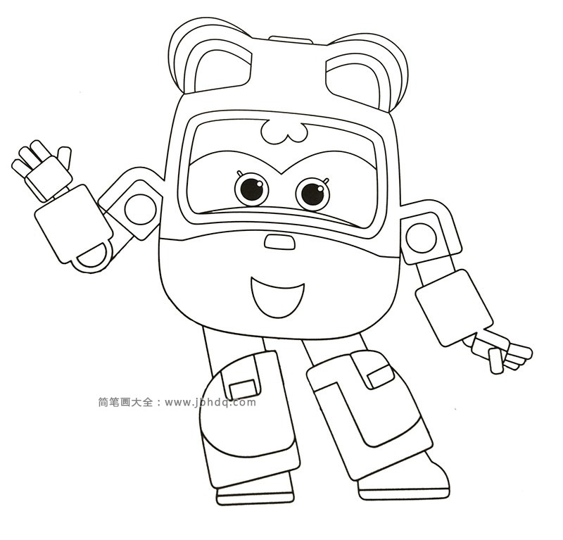 小爱简笔画图片1