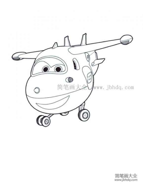 超级飞侠乐迪 超级飞侠怎么画