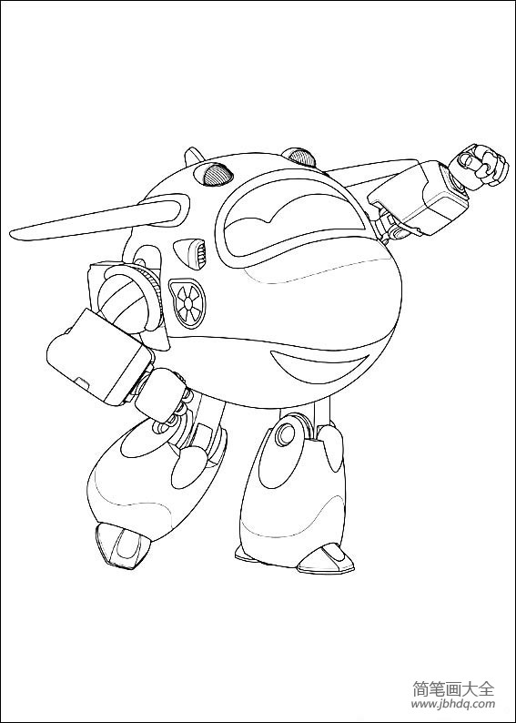 超级飞侠简笔画大全