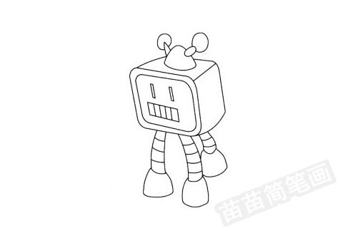 机器人玩具简笔画图片大全作品四
