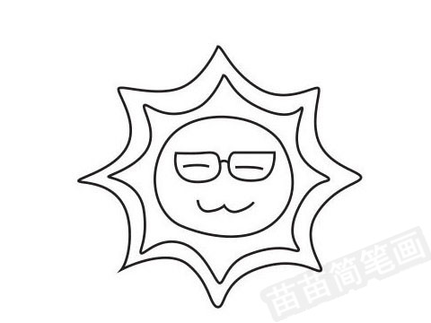 太阳简笔画图片大全作品四