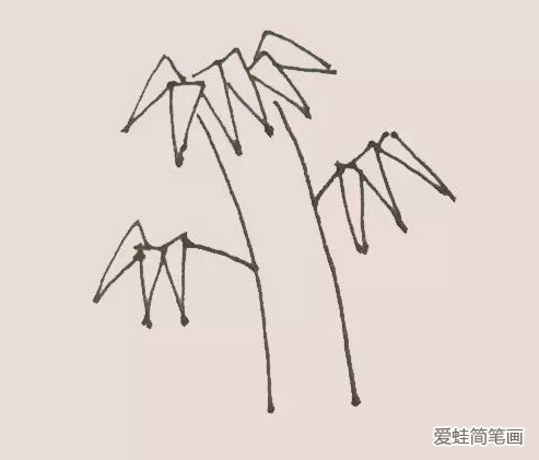 竹子简笔画