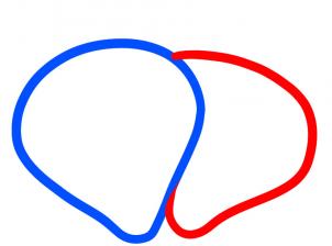 再画上一个草莓,注意不要画重叠了