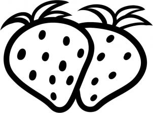 草莓的简笔画完成了
