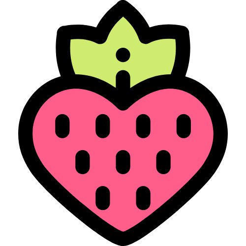 草莓简笔画大全(彩色版)