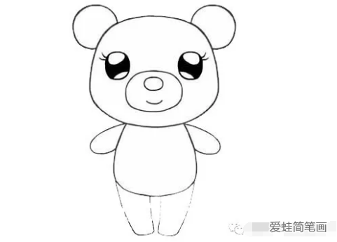 可爱的小熊姑娘