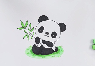 喜欢美食的大熊猫