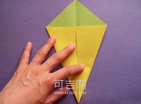 折纸香蕉图解 -  www.kejidiy.com