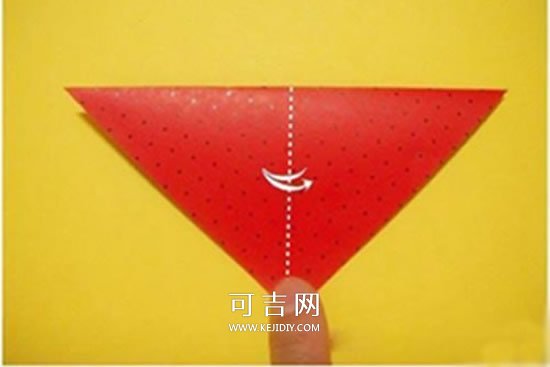 草莓的折法步骤图片好看的 -  www.kejidiy.com