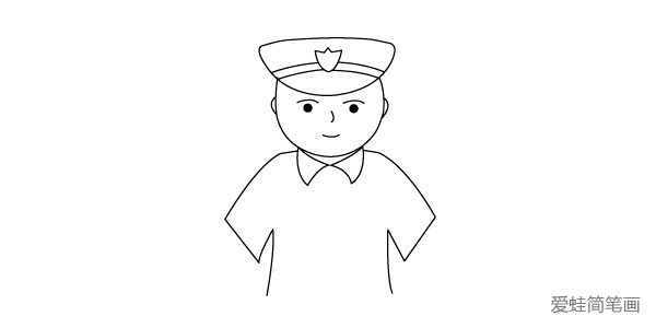10.画出一幅的轮廓线条。