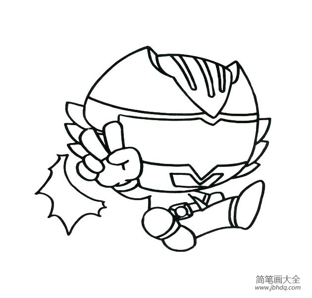 八张奥特曼简笔画图片
