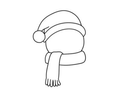圣诞雪人简笔画怎么画简单又好看