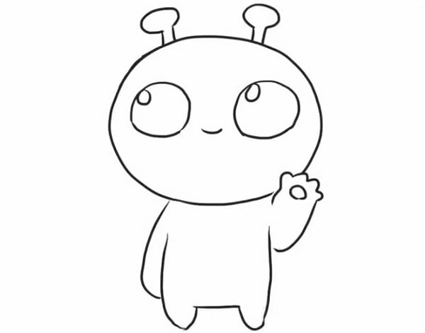 外星人简笔画