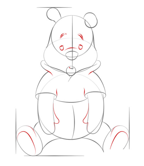 小熊维尼简笔画