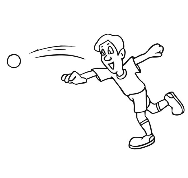 掷铅球的人物简笔画简单画法图片