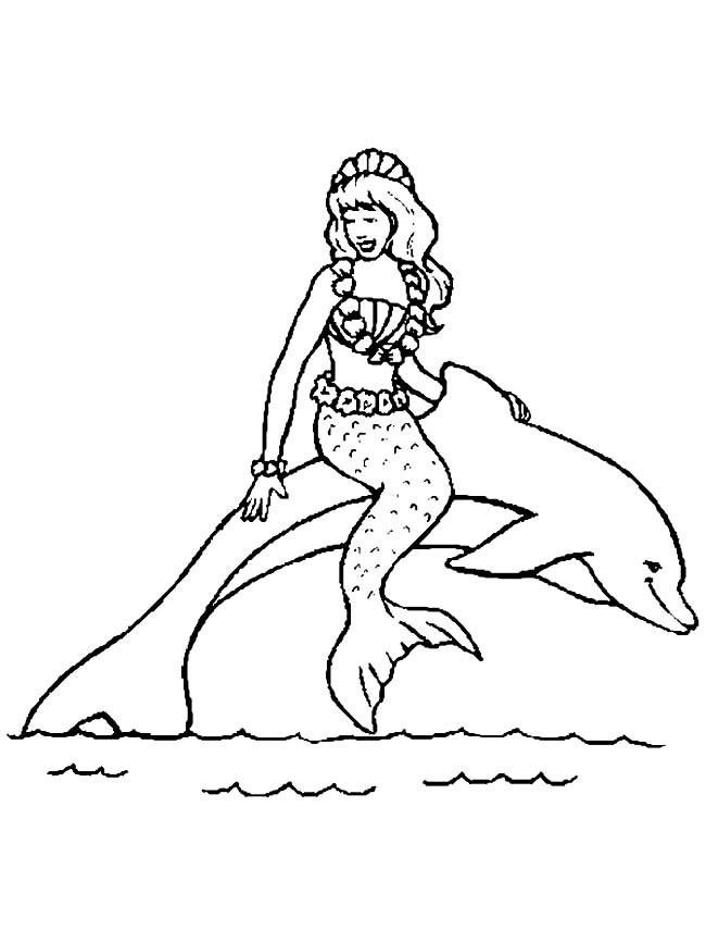美人鱼人物简笔画步骤图片大全