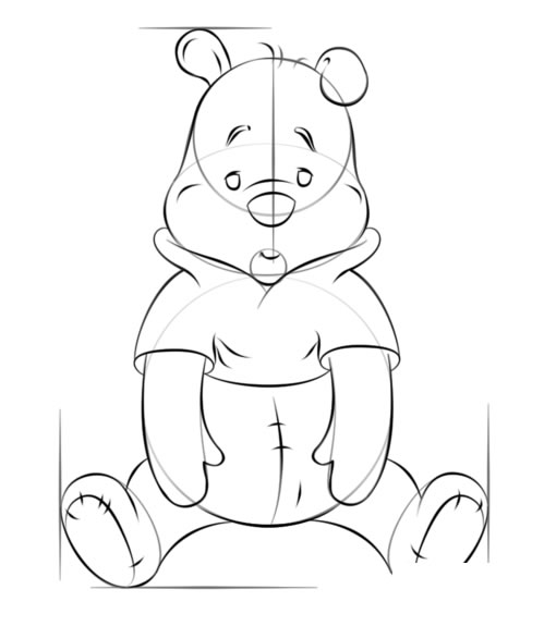 小熊维尼简笔画