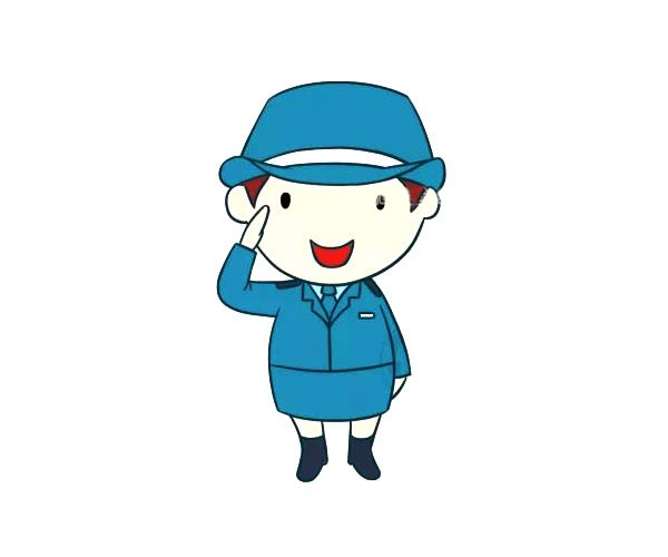 警察简笔画图片2