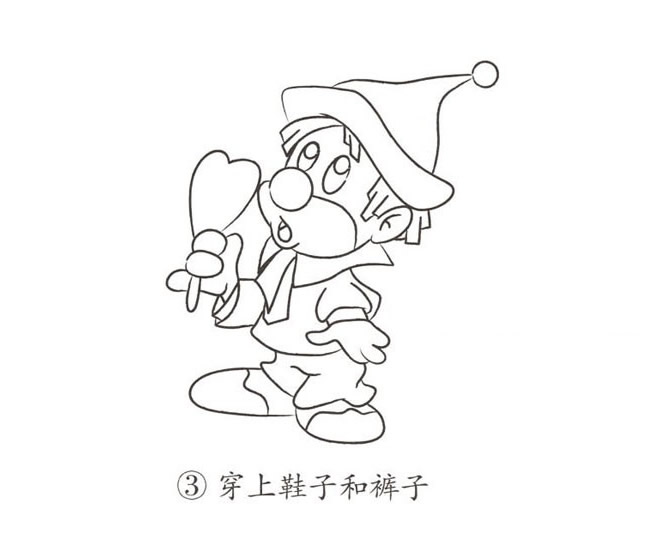 小丑简笔画图片