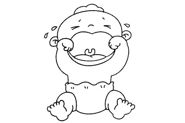 小婴儿简笔画大全可爱