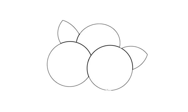 蓝莓怎么画简单又好看 蓝莓简笔画步骤图解教程