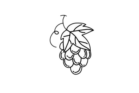葡萄怎么画简单又漂亮好看