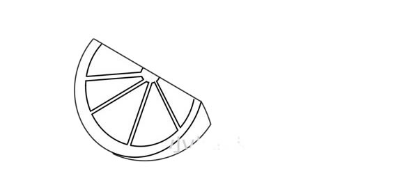 橙子怎么画简单又好看图片 橙子简笔画步骤图解教程