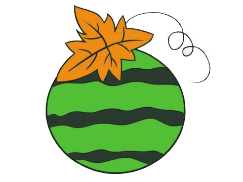 西瓜简笔画图片