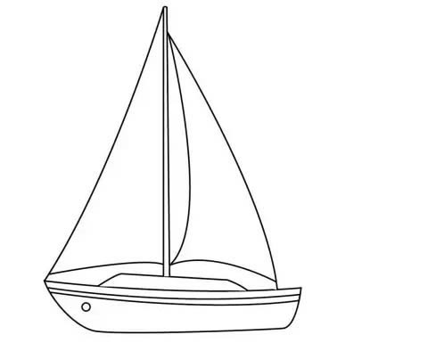 帆船简笔画_帆船简笔画画法步骤图片教程