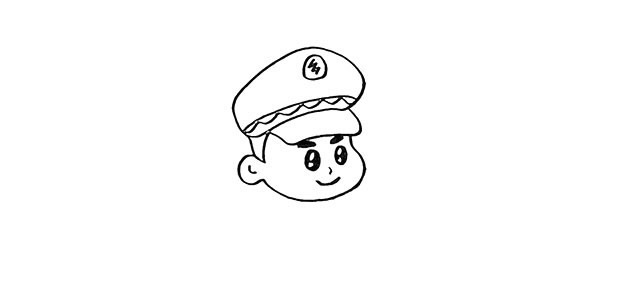 警察叔叔简笔画