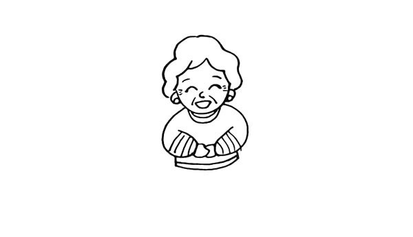 奶奶简笔画