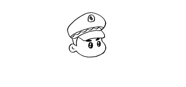 警察叔叔简笔画