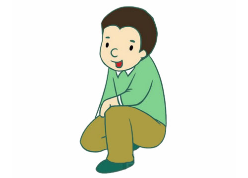 爸爸简笔画图片