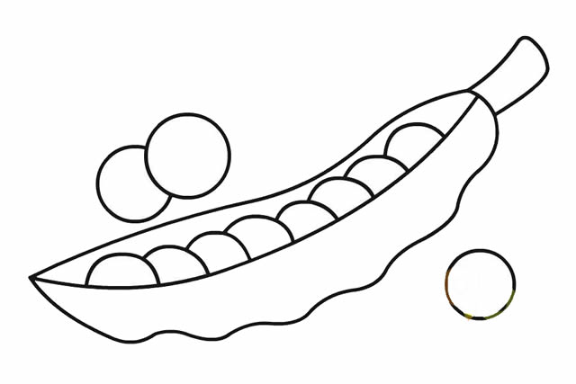 豌豆简笔画