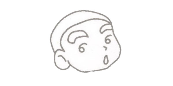 蜡笔小新简笔画图片