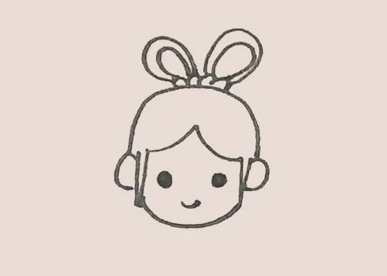 织女简笔画图片