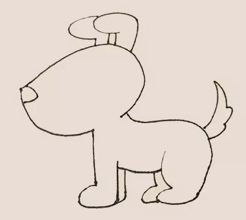 小狗简笔画