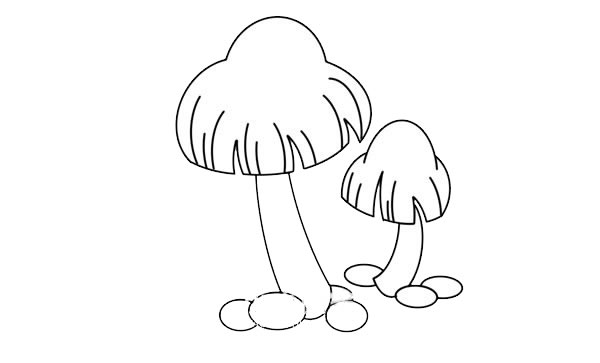 蘑菇简笔画简单画法步骤图解教程