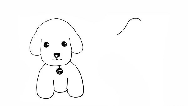可爱的小狗简笔画