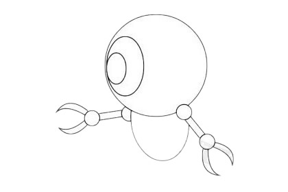 机器人玩具简笔画图片大全作品五