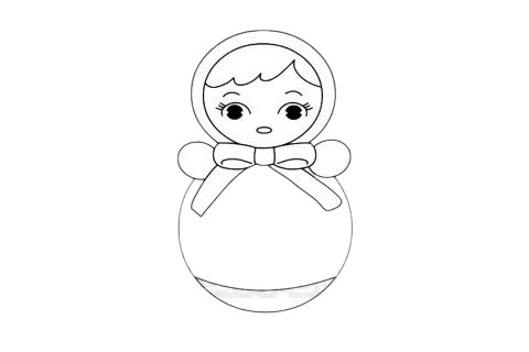 不倒翁简笔画图片大全作品三