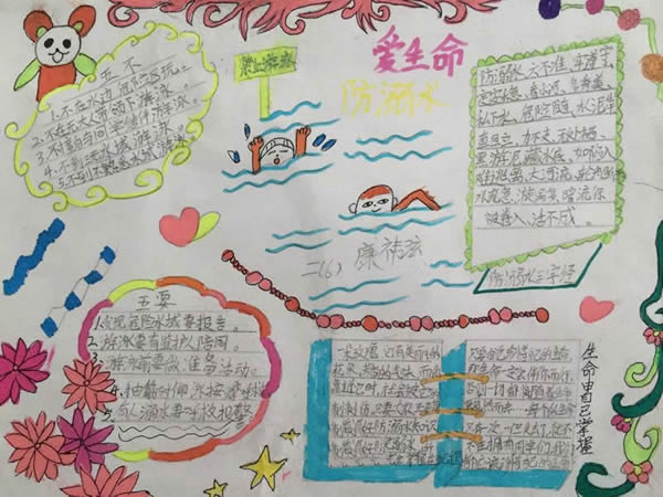 严防溺水事故手抄报图片及内容简单又漂亮